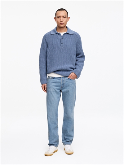 Свободные прямые джинсы OCEAN артикул 1000960037