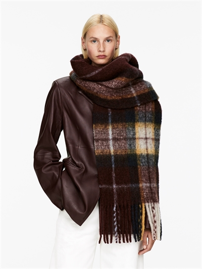 Шарф из шерстяной смеси артикул 1126131013