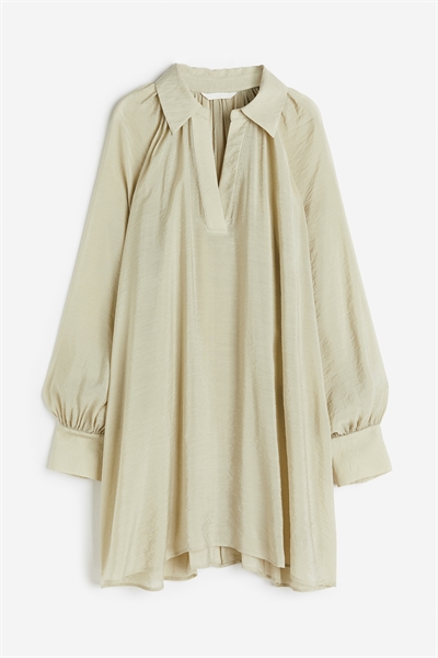Платье-туника с объемными рукавами артикул 1192056002