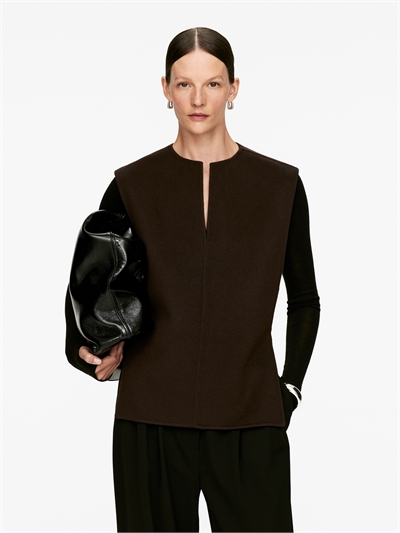 Двойной жилет из шерстяной смеси артикул 1299164002