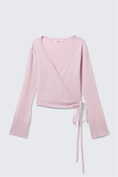 Вязаный кардиган с V-образным вырезом артикул 1324038002