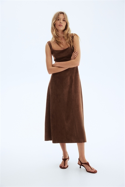 Платье-миди без рукавов артикул 1329866001