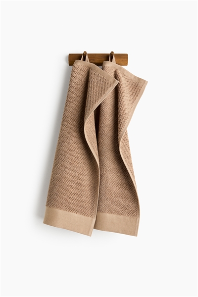 Хлопковые махровые полотенца для рук, набор 2 шт. артикул 1097511030