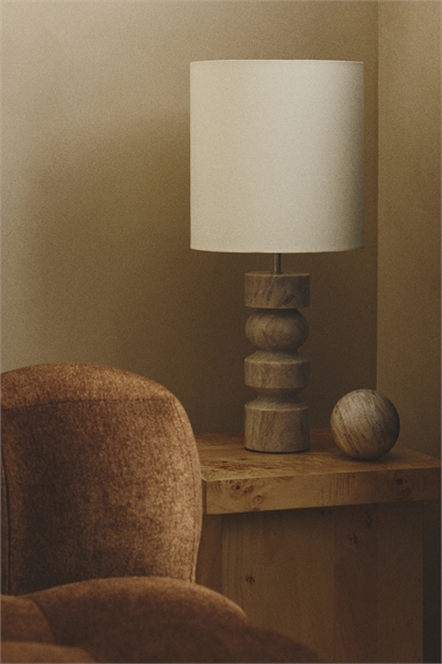 Мраморная настольная лампа артикул 1287249001