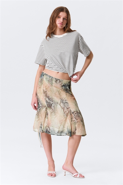 Низко посаженная юбка-миди «русалка» артикул 1319557001