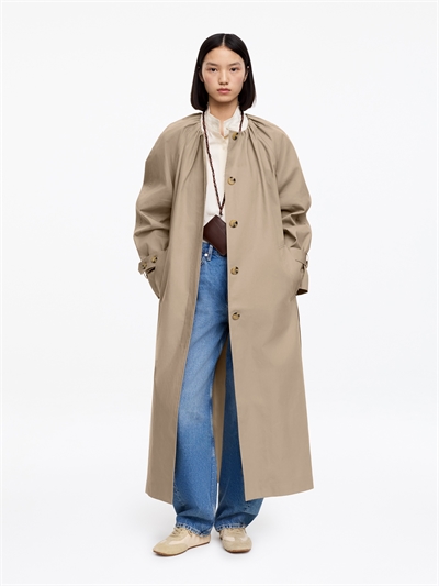 Хлопковое пальто артикул 1321450001