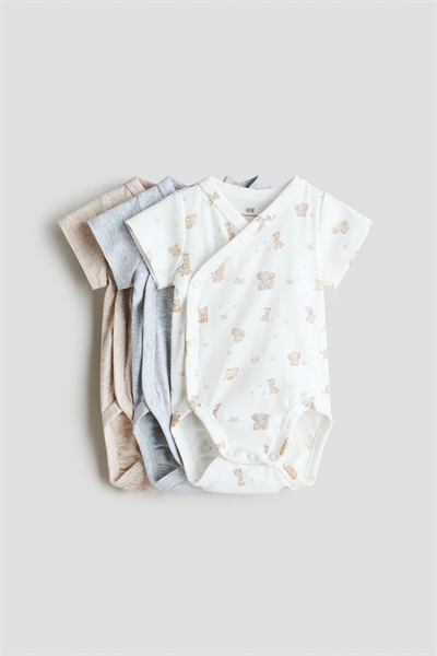 Боди-комбинезоны с накидкой из 3 штук артикул 0701784089