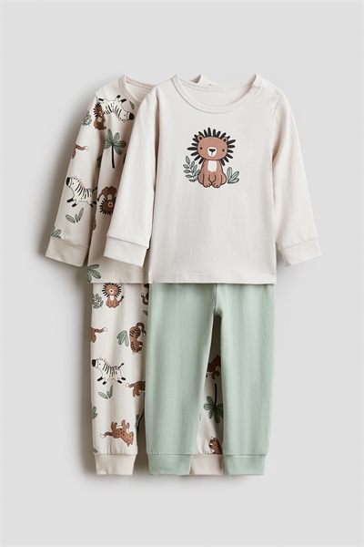 Пижама из набивного хлопка 2 шт. артикул 1106722027