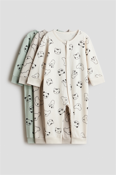 Пижама из хлопка 3 шт. артикул 1125924027