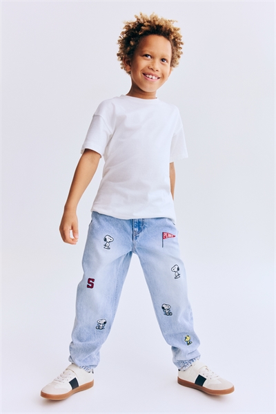 Джинсы с принтом прямого кроя Regular Fit артикул 1303473003