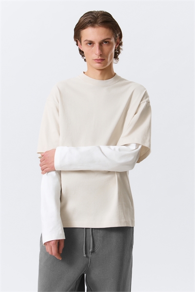 Двухслойная хлопковая футболка артикул 1311174003