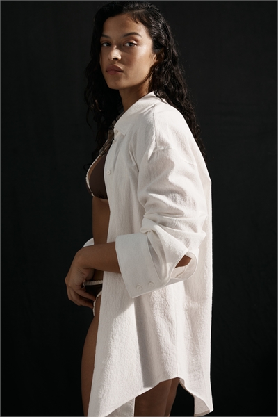 Пляжная рубашка оверсайз артикул 1314223002