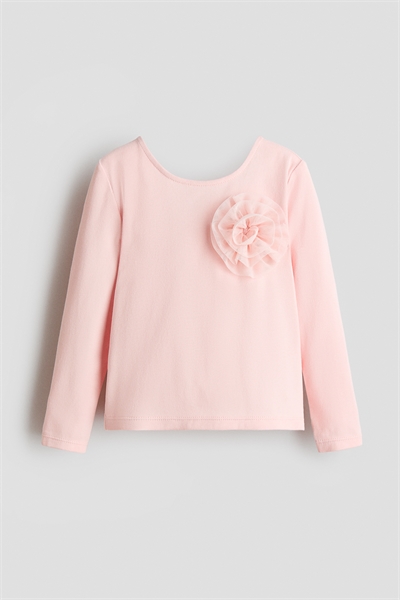 Топ с тюлевой аппликацией артикул 1319652001