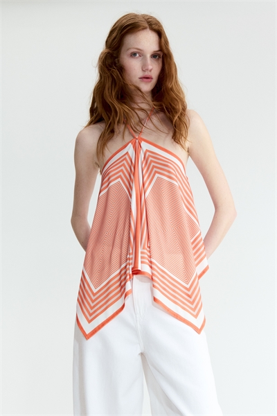 Топ с завязками на шее артикул 1320768001