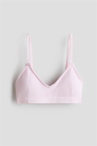 Хлопковый топ с пуантелью на подкладке артикул 1322085003