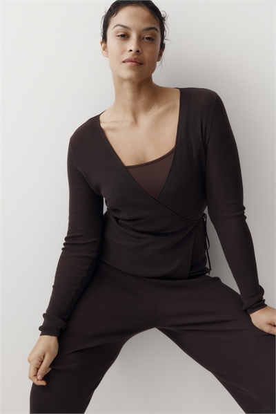 Кардиган с ребристым узором артикул 1322880001