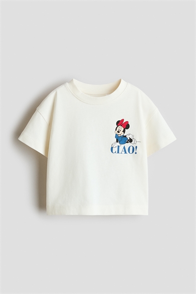 Футболка свободного кроя с принтом артикул 1327412007