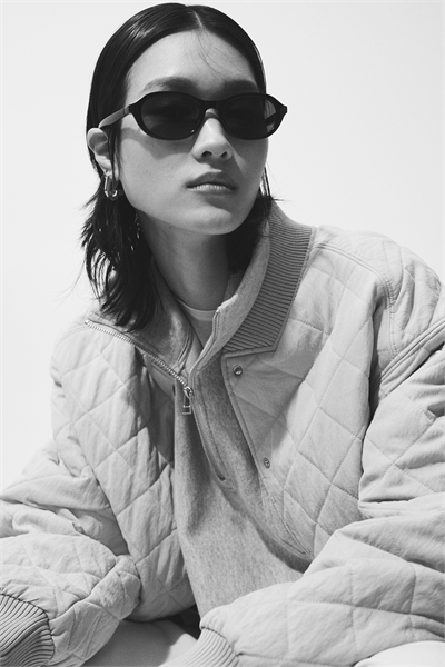 Стеганая куртка-бомбер артикул 1327551002