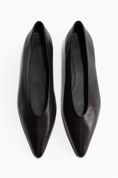 Кожаные балетки артикул 1328609002