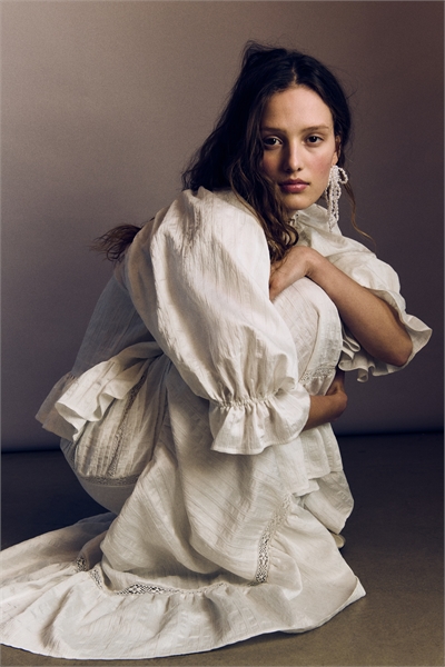 Блузка с буфетными рукавами артикул 1336623001