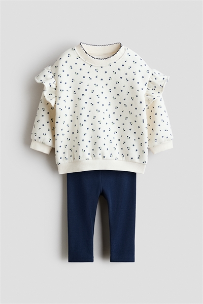 Комплект из 2 предметов: толстовка и леггинсы артикул 1336685004