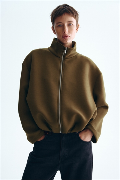 Куртка толстовка из трикотажа скуба артикул 1336506004