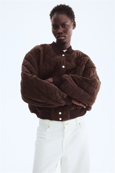 Стеганая куртка-бомбер артикул 1327551001