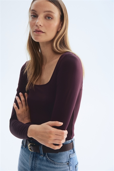 Боди с длинными рукавами и стрингами артикул 1324026003