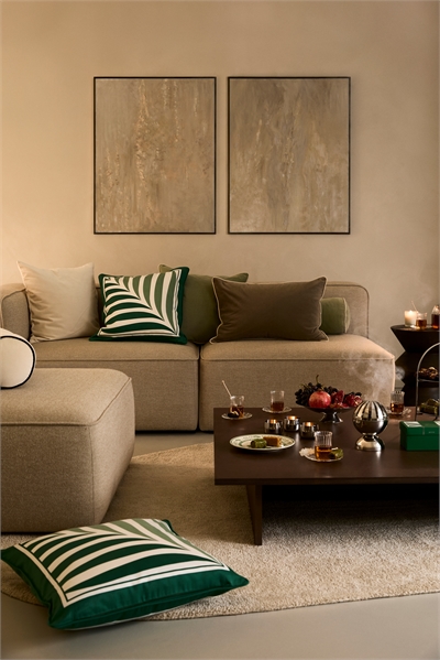 Атласный чехол для подушки с принтом артикул 1311627001