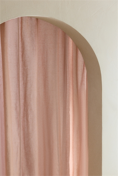 Длинные шторы из льняного бленда в упаковке по 2 штуки артикул 1317879006