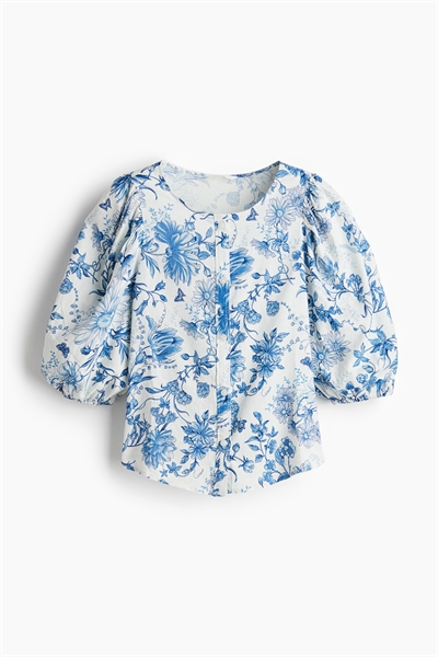 Блузка из льняной смеси артикул 1256527001