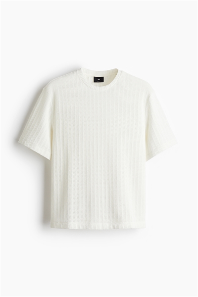 Футболка Regular Fit с вязаным рисунком артикул 1265867001