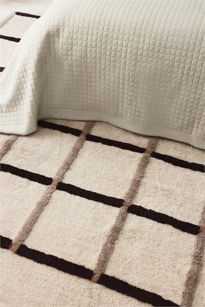 Большой коврик из шерстяной смеси с ворсом артикул 1310158001