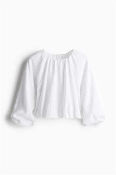 Топ с воздушными рукавами артикул 1289328001