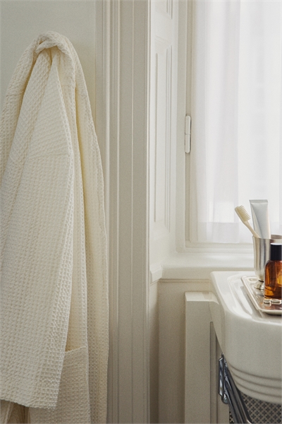 Халат с вафельной текстурой артикул 1314103001