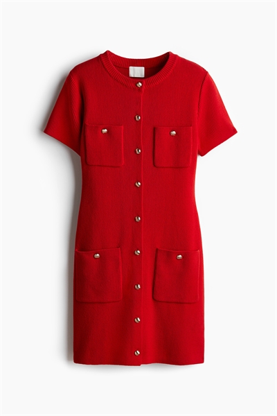 Платье из трикотажа в рубчик артикул 1277519001