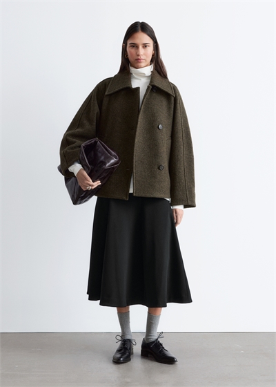 Шерстяной жакет оверсайз артикул 1304512001