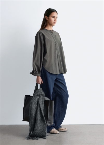 Хлопковая рубашка оверсайз артикул 1323567002