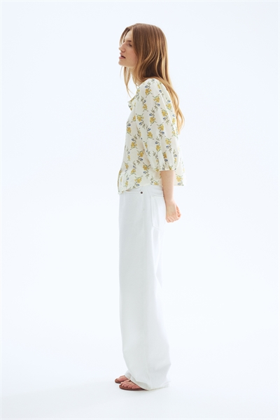 Блузка из смешанного льна артикул 1329472001