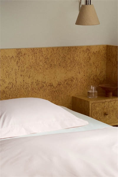 Односпальный комплект постельного белья из хлопковой перкали артикул 1207244007