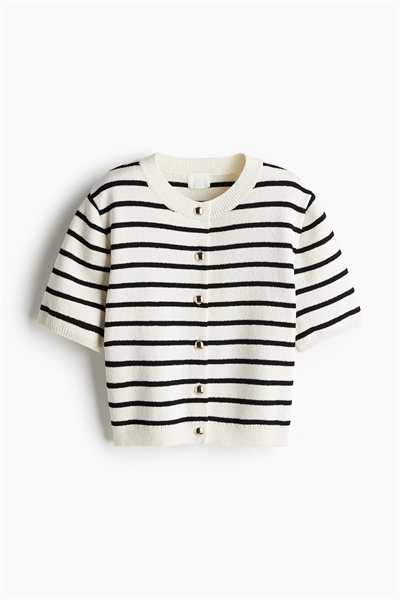 Кардиган с короткими рукавами артикул 1266549001