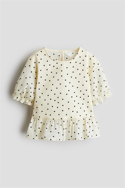 Блузка с пеплумом артикул 1269063001