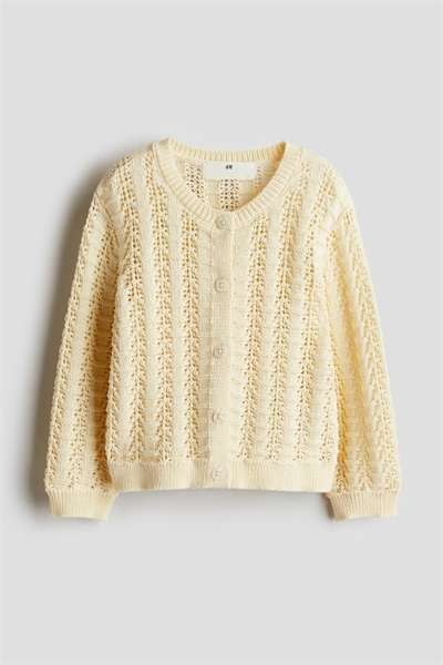 Кардиган из пуантельевой вязки артикул 1270199002