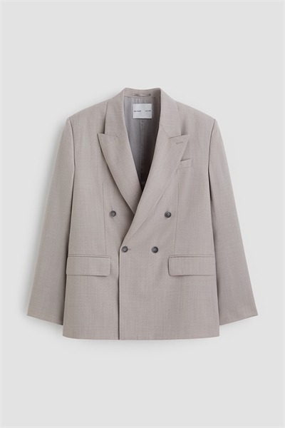 Двубортный пиджак из шерстяного бленда артикул 1272716002