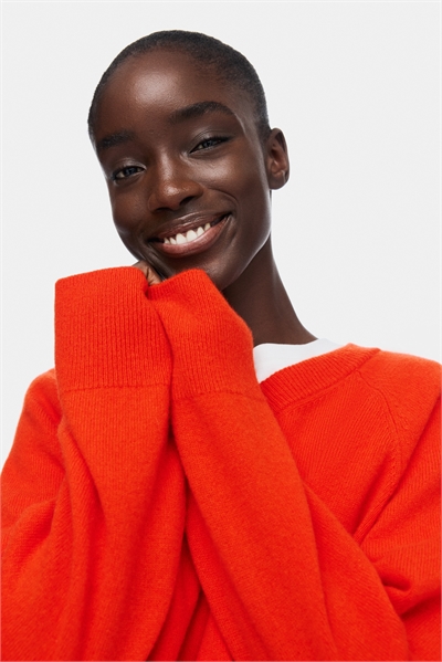 Джемпер из шерсти в стиле оверсайз артикул 1306837003