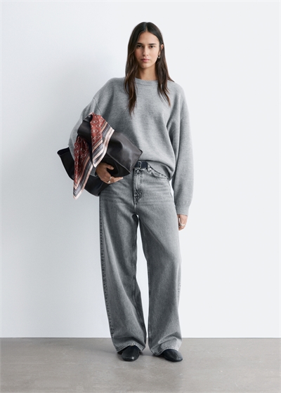 Свитер из трикотажа большого размера артикул 1319467002