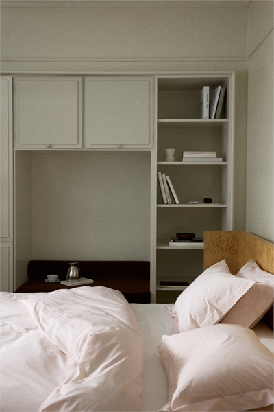 Комплект постельного белья из хлопкового перкаля для двуспальной/kingsize кровати артикул 1207245007