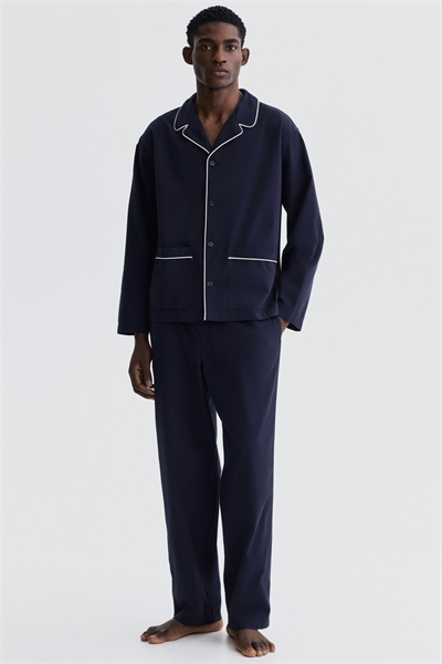 Хлопковая пижамная рубашка и нижние штанишки артикул 1318511002