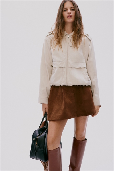 Пиджак с воротником из твила артикул 1318386001