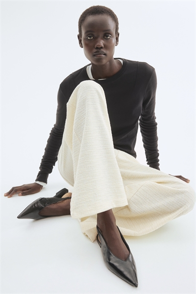 Широкие брюки из букле артикул 1322791002